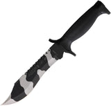 Aitor Oso Camo Knife Sawback 12 Inch Stainless Blade Outdoor Survival Tool For Camping And Hunting by Aitor