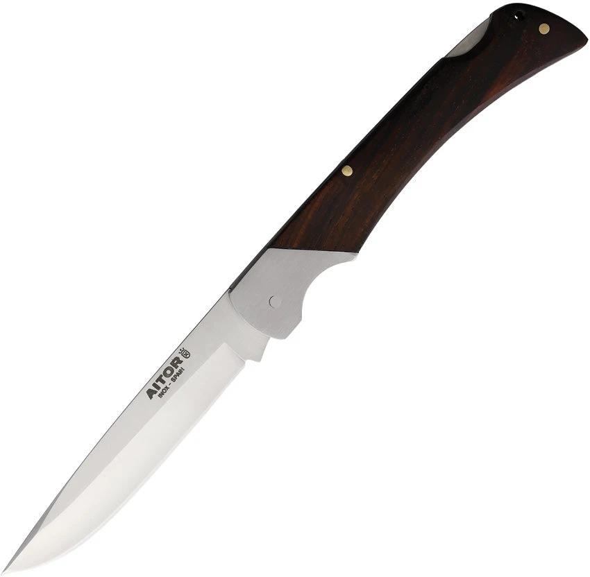 Aitor Command Lockback Knife With Cocobolo Handle And Premium Stainless Blade For Outdoor Enthusiasts by Aitor