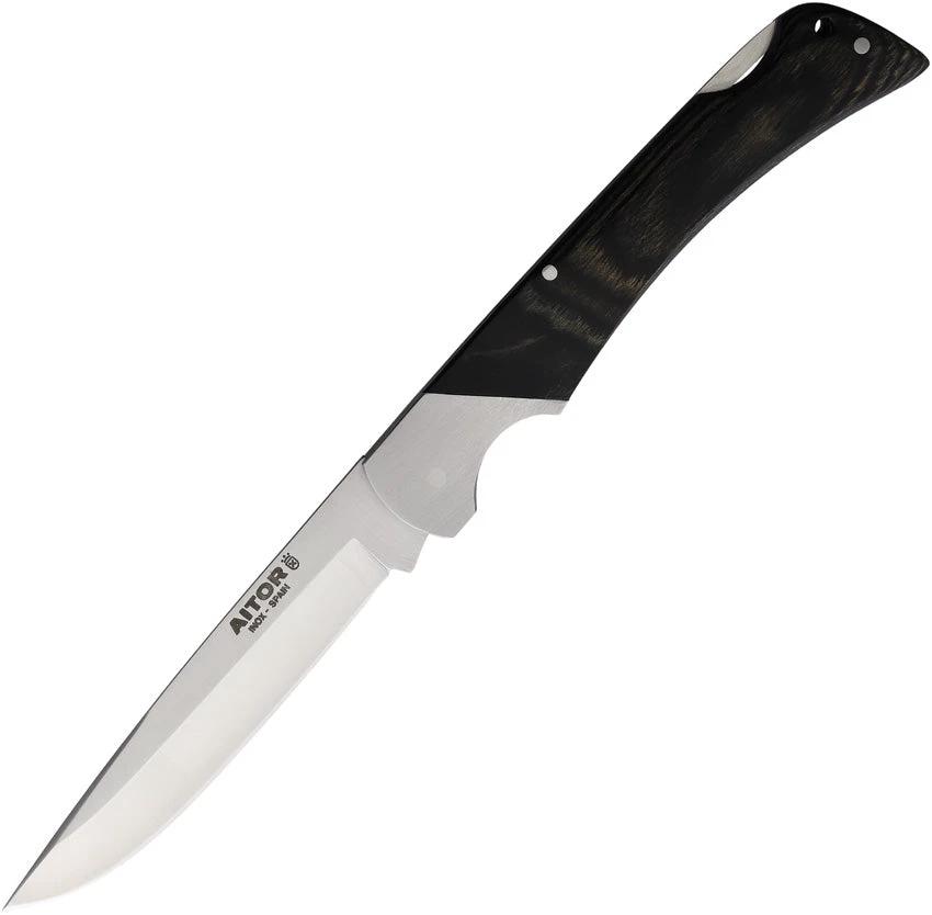 Aitor Command Lockback Knife With Satin Stainless Blade And Stamina Wood Handle For EDC Enthusiasts by Aitor