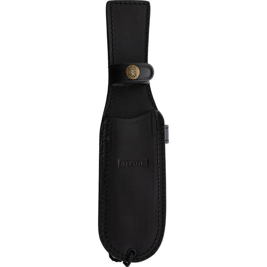 Aitor Crow Fixed Blade Knife Satin 4.5in Blade Full Tang Pro Leather Belt Sheath Lanyard Hole Outdoorsmen by Aitor