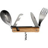 Akinod Folding Cutlery Set Magnetic 7 Inch with Olive Wood Handle Boxed for Outdoor Adventurers by Akinod