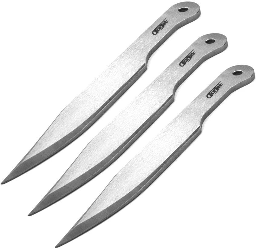 ACEJET Throwing Knives Bowie 7030 Set Of Three Premium Spring Steel Pro Approved By Adam Celadin For Collectors by ACEJET