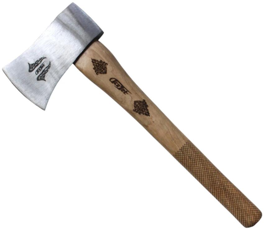 Acejet Wingman Throwing Axe 7532 16.5in Overall Satin Carbon Steel Head Hickory Handle 33.6oz For Outdoor Enthusiasts by ACEJET