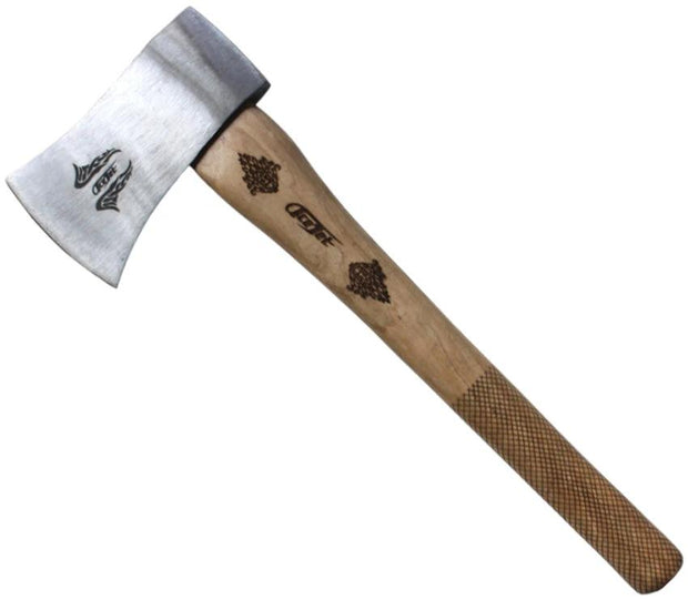 Acejet Wingman Throwing Axe 7532 16.5in Overall Satin Carbon Steel Head Hickory Handle 33.6oz For Outdoor Enthusiasts by ACEJET