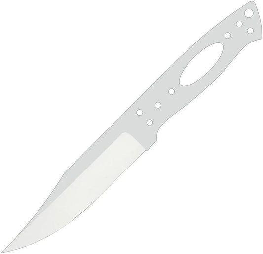 Acejet Bowie Elmax Blank Knife For Knife Makers One Piece Construction 4.75 Inch Blade 9.63 Inch Overall by ACEJET