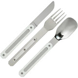 Akinod Jungle Magnetic Three Piece Cutlery Set 7 Inch Mirror Finish 2Cr14 Stainless For Campers by Akinod