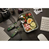 Akinod Jungle Magnetic Three Piece Cutlery Set 7 Inch Mirror Finish 2Cr14 Stainless For Campers by Akinod