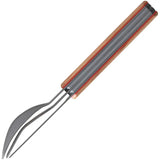 Akinod Magnetic Camping Cutlery Set 7in Olive Wood Handle With Micro Serrated Knife And Magnetic Assembly For Outdoors by Akinod