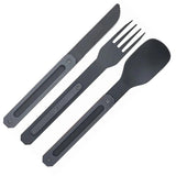 Akinod Magnetic Camping Cutlery Set 7in Olive Wood Handle With Micro Serrated Knife And Magnetic Assembly For Outdoors by Akinod