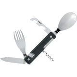 Akinod Magnetic Folding Cutlery Set With Ebony Wood Handle Portable Travel Camping Gear 7 Inch Boxed by Akinod