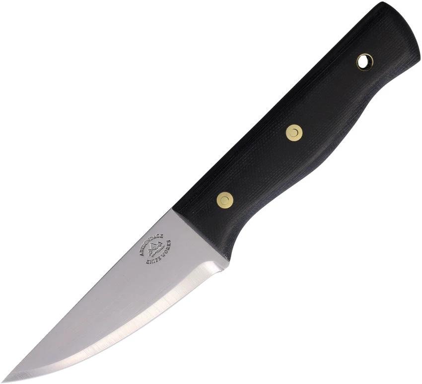 Adirondack Knife Works Bushman Fixed Blade Knife Full Tang 80CrV2 Sand Blast Blade Kydex Sheath For Outdoor Enthusiasts by Adirondack Knife Works