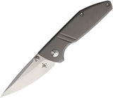 Alliance Designs Ice Lite Ti Framelock Knife With 3in Satin RWL34 Blade Gray Titanium Handle EDC by Alliance Designs