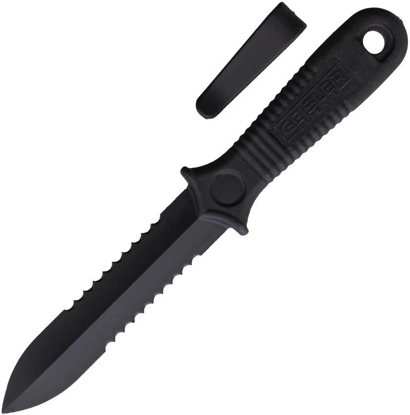 AMG Corp Short Kobe Boot Knife Black 5528 by AMG Corp