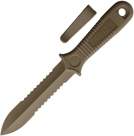 AMG Corp Long Kobe Boot Knife FDE 5566 by AMG Corp