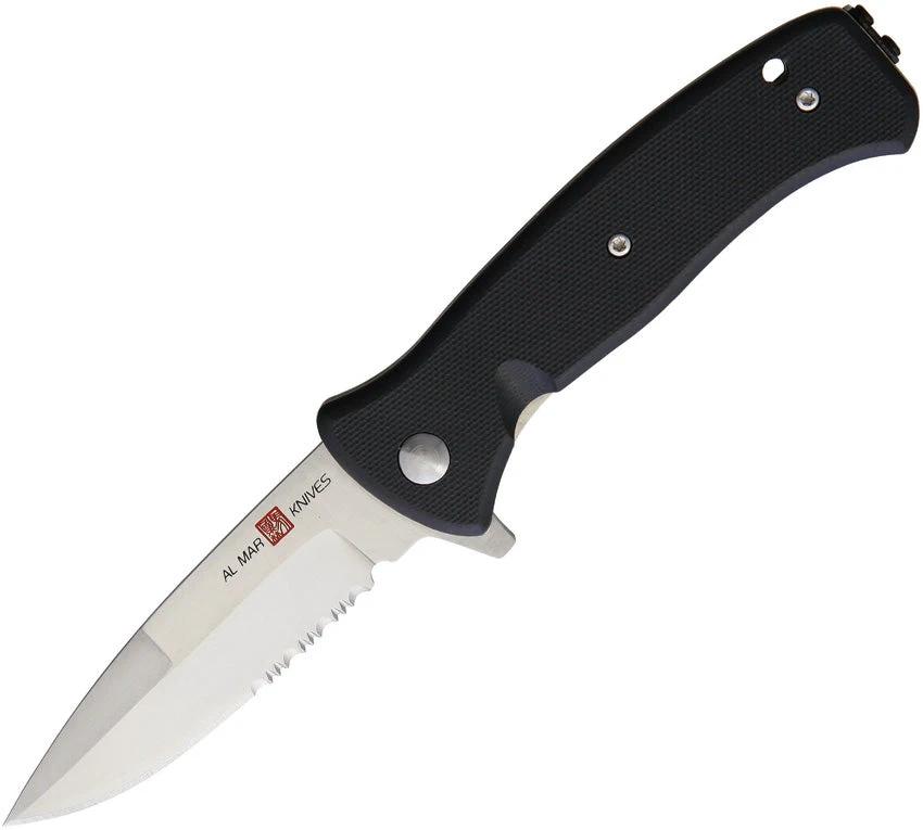 Al Mar Mini SERE 2020 Linerlock Assisted Opening EDC Knife For Tactical Enthusiasts by Al Mar