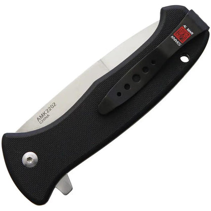 Al Mar SERE 2020 Linerlock Assisted Opening Knife D2 Satin Blade Black G10 EDC Ready by Al Mar