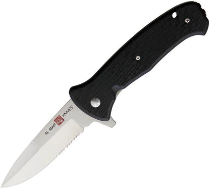 Al Mar SERE 2020 Linerlock Assisted Opening Tactical Folding Knife With D2 Satin Blade by Al Mar