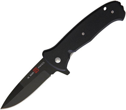 Al Mar SERE 2020 Linerlock Assisted Opening Tactical EDC Knife With D2 Blade And Black G10 Handle by Al Mar