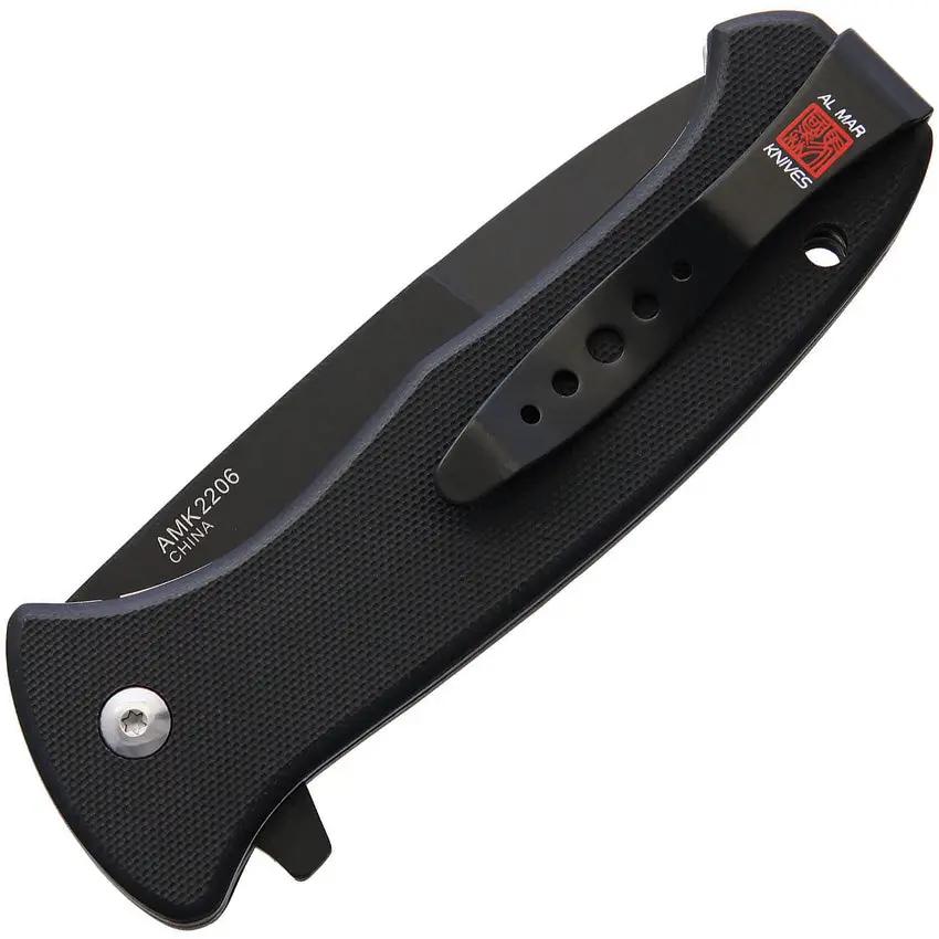 Al Mar SERE 2020 Linerlock Assisted Opening Tactical EDC Knife With D2 Blade And Black G10 Handle by Al Mar