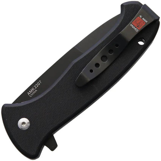 Al Mar SERE 2020 Linerlock Assisted Opening Knife With D2 Blade Titanium Coating G10 Handle For Tactical Professionals by Al Mar