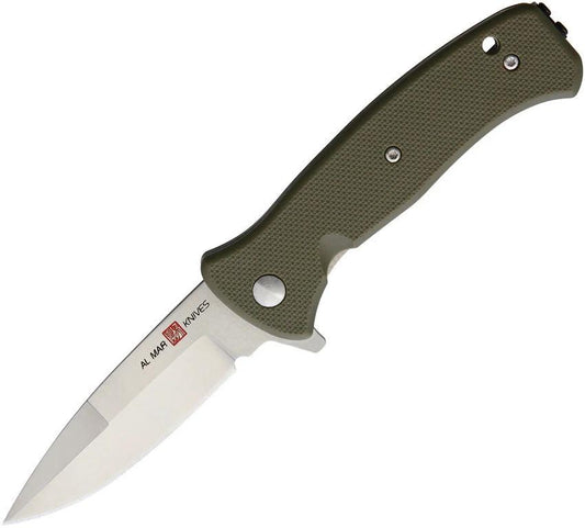 Al Mar Mini SERE 2020 Linerlock Premium Assisted Opening Knife For EDC Tactical Enthusiasts by Al Mar