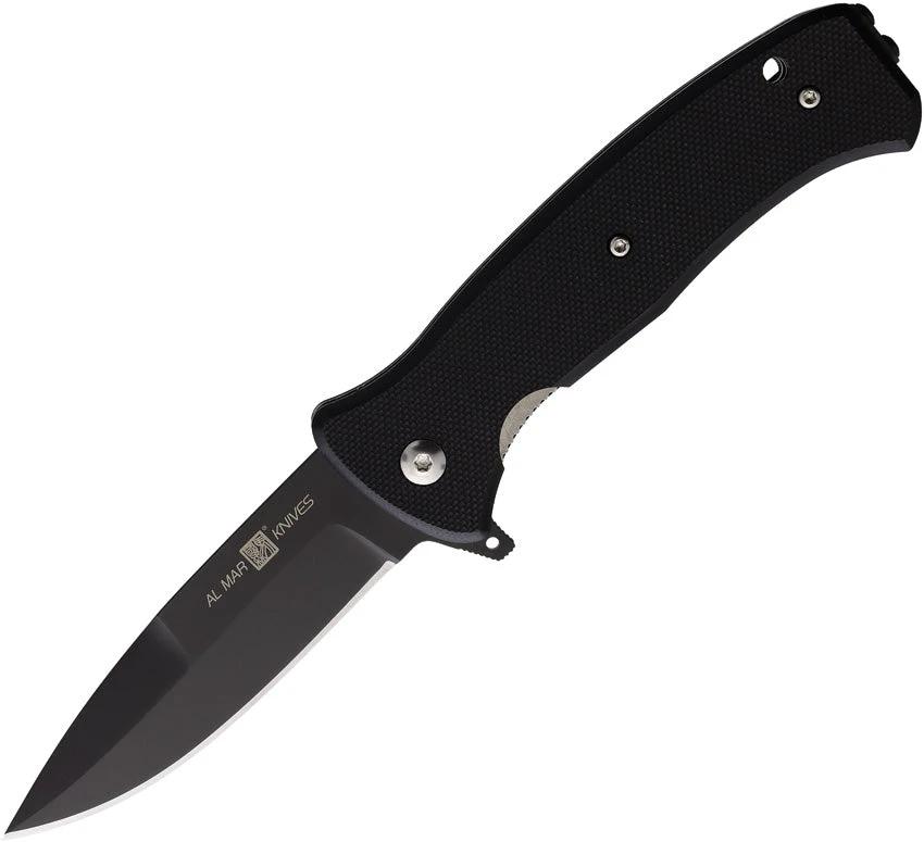 Al Mar SERE 3 Linerlock Knife With TiNi Coated S35VN Blade Black G10 EDC Tactical by Al Mar