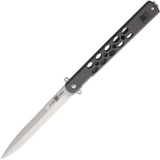 Al Mar Quicksteel Framelock EDC Knife AMK4052 Premium Satin Blade Extended Tang Pocket Clip by Al Mar