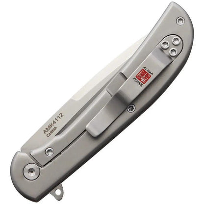 Al Mar Ultralight Hawk Framelock Knife With Titanium Handle D2 Blade For EDC Enthusiasts And Collectors by Al Mar