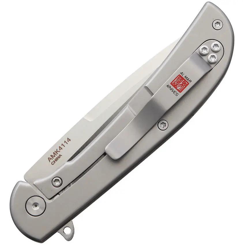 Al Mar Ultralight Falcon Framelock EDC Knife Titanium D2 Blade For EDC Enthusiasts by Al Mar