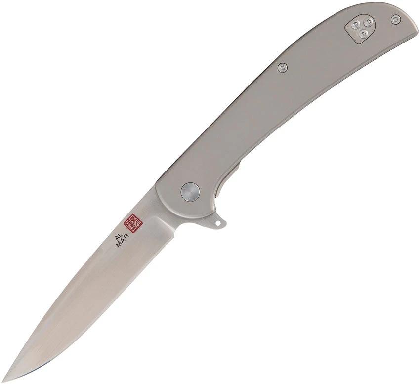 Al Mar Ultralight Titanium Framelock AMK4116 For EDC Enthusiasts D2 Blade Titanium Handle by Al Mar