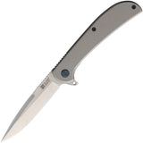 Al Mar Ultra Thin Framelock Knife AMK4117 With 2.5in D2 Blade For EDC Enthusiasts by Al Mar