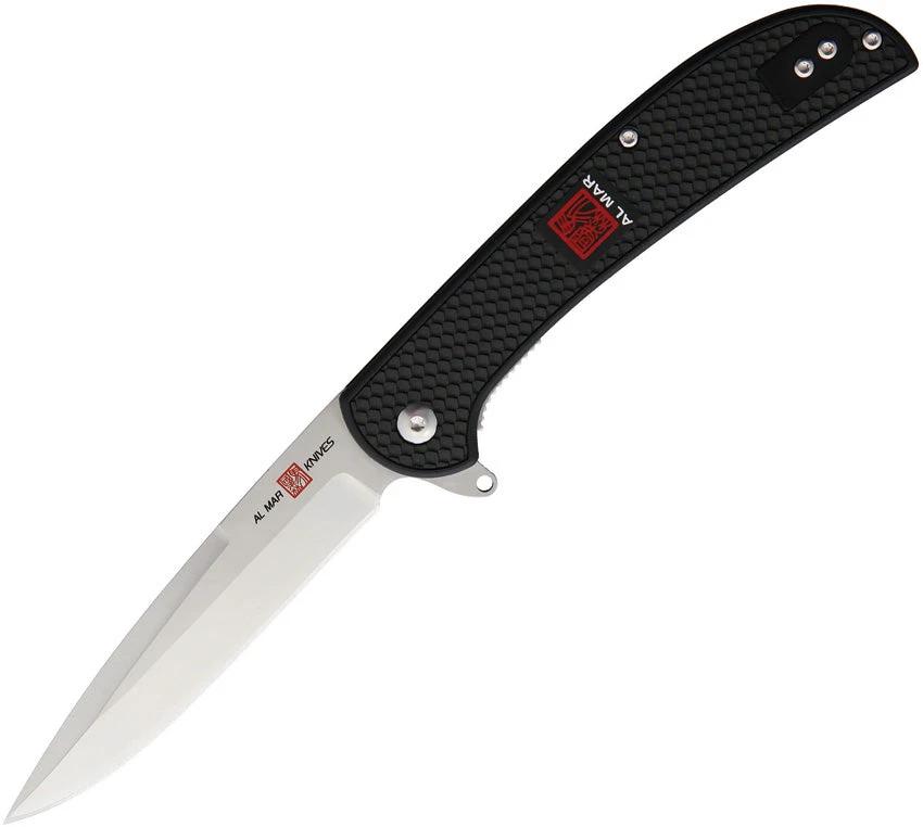 Al Mar Ultralight Eagle Linerlock Knife 8Cr13MoV Blade FRN Handle Extended Tang EDC by Al Mar
