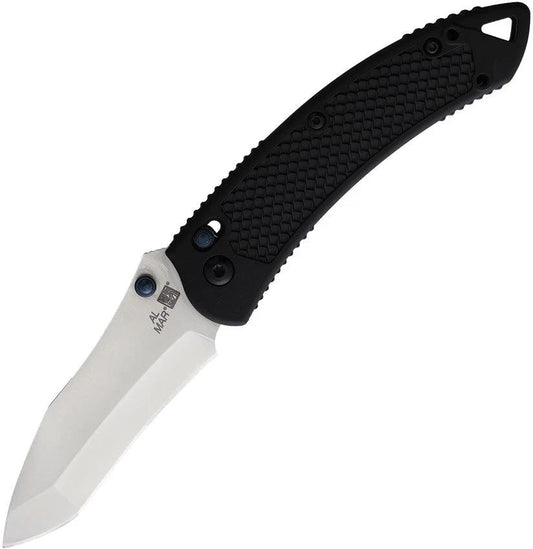 Al Mar Payara Axis Lock Knife 4 Inch Closed Satin D2 Blade Premium Black ABS Handle EDC Carry by Al Mar