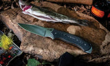 Al Mar B21 Fixed Blade Knife With D2 Tool Steel Satin Clip Point And Full Tang G10 Handle For Tactical Outdoorsmen by Al Mar