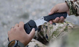 Al Mar B21 Fixed Blade Knife With D2 Tool Steel Satin Clip Point And Full Tang G10 Handle For Tactical Outdoorsmen by Al Mar