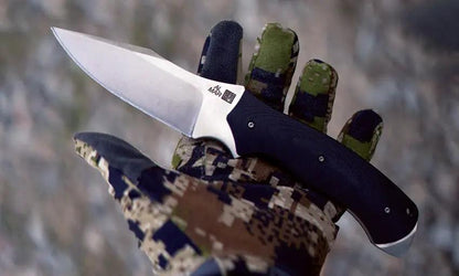 Al Mar B21 Fixed Blade Knife With D2 Tool Steel Satin Clip Point And Full Tang G10 Handle For Tactical Outdoorsmen by Al Mar