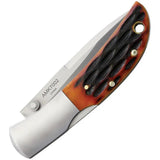 Al Mar Hawk Lockback Knife With Honey Jigged Bone Handle AUS 8 Blade 3.25 Inch EDC by Al Mar