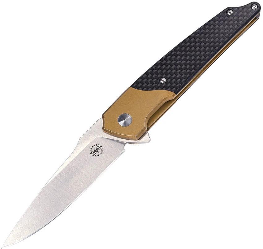 Amare Pocket Peak Linerlock Gold 201802 by Amare