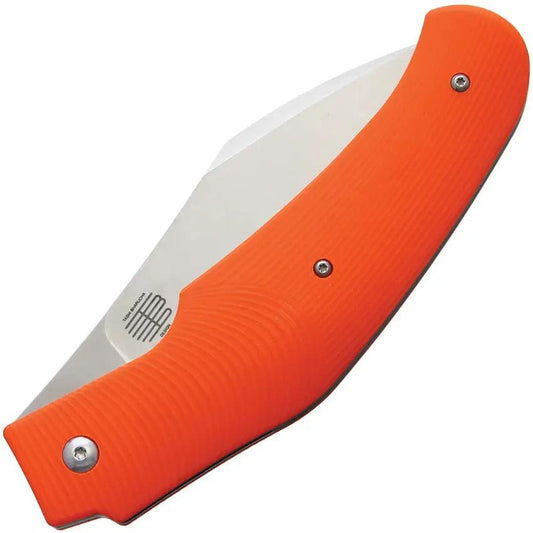 Amare Creator Slip Joint Knife Orange G10 Handle 4.5 Inch Satin VG-10 Blade For EDC Enthusiasts by Amare