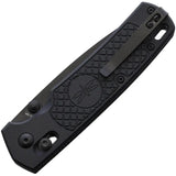 Amare FieldBro LR Lock Blackout Folding Knife For Outdoors Enthusiasts VG10 Blade G10 Handle by Amare