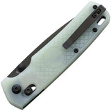 Amare FieldBro LR Lock Jade Folding Knife VG10 Blade G10 Handle For EDC Enthusiasts by Amare