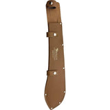 Angelo B Machete With Leather Belt Sheath Rugged Manganese Spring Steel Blade Full Tang For Outdoor Enthusiasts by Angelo B