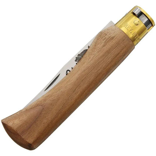 Old Bear Extra Large Folder 9307-23 LN - Satin 420 Stainless Blade With Oiled Walnut Handle by Old Bear