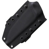 Acta Non Verba Spelter Tactical Knife M311 Elmax Blade 10.75in Overall Black Micarta Handle Kydex Sheath For EDC Fans by Acta Non Verba Knives
