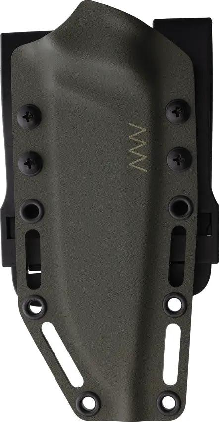Acta Non Verba M311 Spelter Elmax Knife Camouflage Olive Micarta Handle Full Tang Kydex Sheath EDC Enthusiasts by Acta Non Verba Knives