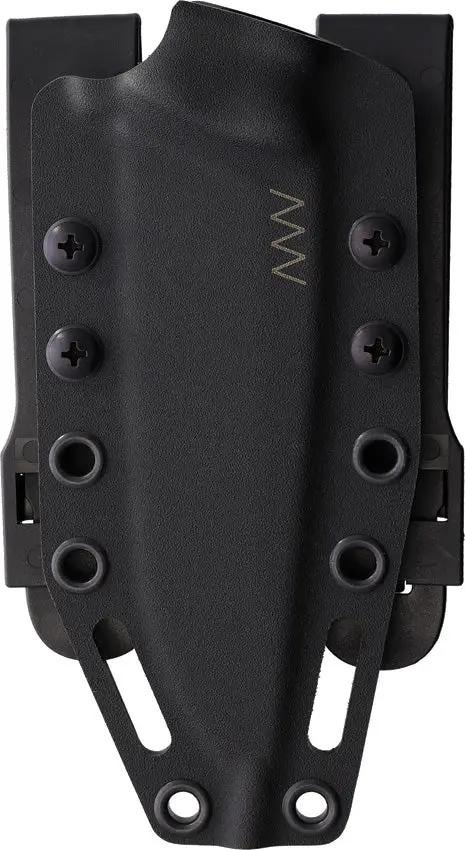 Acta Non Verba M311 Spelter Compact Fixed Knife Elmax DLC Blade Full Tang MOLLE Sheath For Tactical Enthusiasts by Acta Non Verba Knives