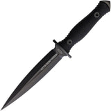 Acta Non Verba KAMBA Fixed Blade Knife With DLC Coated Elmax Blade And MOLLE Sheath For Tactical EDC Enthusiasts by Acta Non Verba Knives