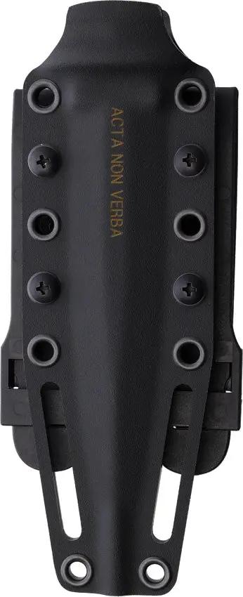 Acta Non Verba KAMBA Fixed Blade Knife With DLC Coated Elmax Blade And MOLLE Sheath For Tactical EDC Enthusiasts by Acta Non Verba Knives