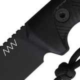 Acta Non Verba P200 Fixed Blade Knife For Tactical Outdoor Enthusiasts Cerakote Sleipner Steel Full Tang Kydex Sheath by Acta Non Verba Knives