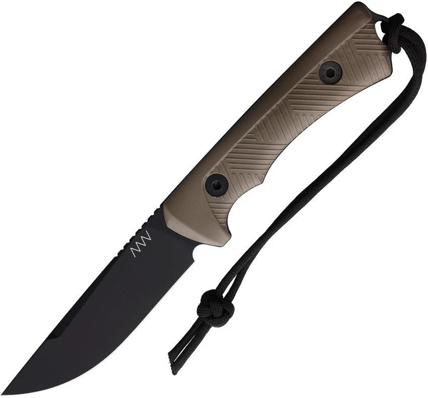 Acta Non Verba P200 Fixed Blade Knife Sleipner Tool Steel Cerakote 4.13in Blade Coyote Handle For Outdoor Enthusiasts by Acta Non Verba Knives